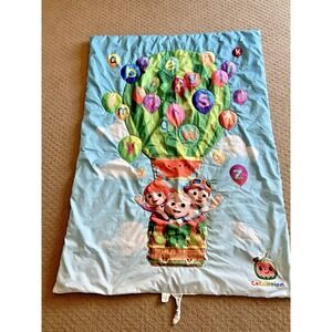 Cocomelon Let's Go Play Toddler Bed Comforter Blanket Balloon Alphabet 39"x 55"‎